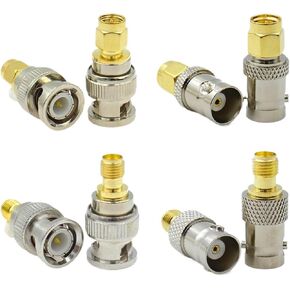موصل Q9 BNC ذكر أنثى إلى SMA ذكر أنثى محول (نوع 3,10PCS) in Kuwait
