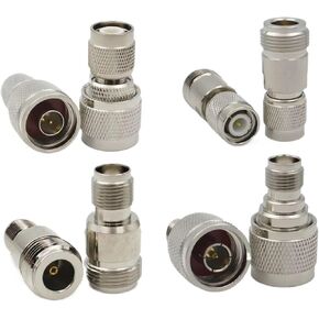 TNC إلى N نوع أنثى ذكر موصل محوري مستقيم اقناع جاك المقابس محول (Type1، 1PCS) in Kuwait