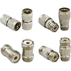 UHF PL259 SO239 ذكر/موصل سالب SL16 محوري محول الراديو مستقيم النحاس المقابس جاك محول (نوع 2,1 قطعة) in Kuwait