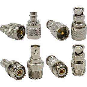 UHF ذكر إلى BNC أنثى محول اقناع موصل النحاس موصلات الأسلاك المحورية (Type1،4PCS) in Kuwait