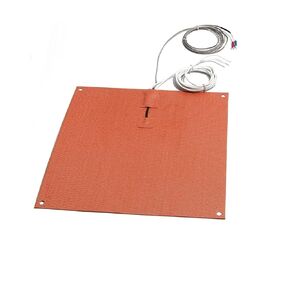 High-Performance Polyimide Heating Pad for 3D Printers - 20W to 100W, with K Thermocouple(Without,12V-50W 80x80mm) in Kuwait
