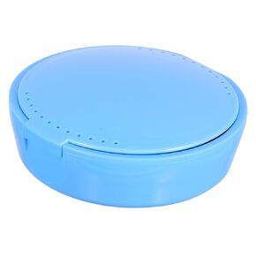 Mikinona Portable Retainer Case with Mirror Travel Tooth Holder Box for Retainers and Fake Teeth Storage for Home and Travel Sky Blue in Kuwait