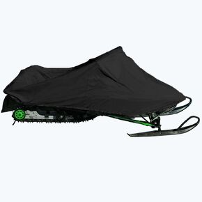 200 Denier Storage Snowmobile Cover Compatible for The 1992-1995 Arctic Cat Model JAG Deluxe Snowmachine Sled. All Black. in Kuwait