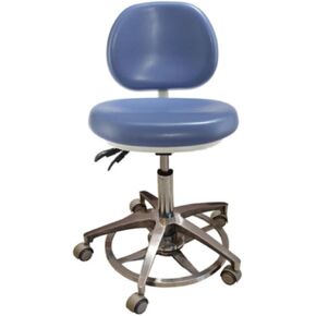 كرسي أسنان مريح قابل للتعديل - مقعد طبيب الأسنان مع مسند ظهر، جلد PU، أزرق بحيرة، أثاث مكتبي طبي للراحة والدعم، مثالي لأطباء الأسنان والأطباء in Kuwait