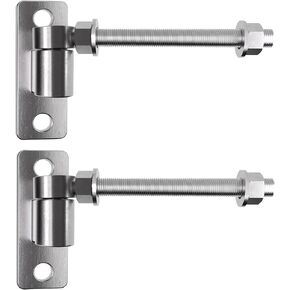 Heavy Duty J Bolt Gate Hinge, 304 Stainless Steel Gate Hinge, One-Piece Heavy Duty 5/8" Pin, 4-Pack Wall-Mounted for Farm Gates, Wooden Fences, Load-Bearing up to 600 lbs in Saudi Arabia