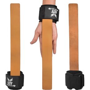 أغطية رفع جلدية QTF، أشرطة معصم لرفع الأثقال، دعم المعصم للتمرين، كمال الأجسام، الفنون القتالية المختلطة، رفع الأثقال، تدريب القوة، للرجال والنساء in Kuwait