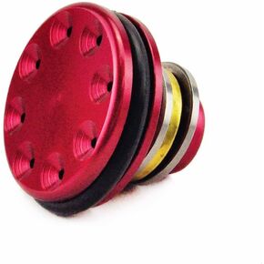 Piston Head Aluminum Precision CNC Machined - Red in Kuwait