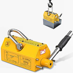 رافع مغناطيسي 440 رطل/200 كجم، رافع مغناطيسي دائم مع إصدار لرفع اللوحة الفولاذية، اللوحة، يستخدم في رافعة المتجر، اللوحة، الرافعة in Kuwait