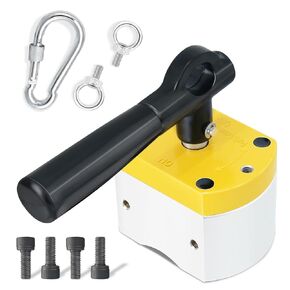600 lbs ON/Off Switchable Magnet, Magnetic Welding Holder, Multipurpose Magnetic Base for Lifting, Handling, Metal Screening, Weld Positioning & Metal Salvage in Kuwait