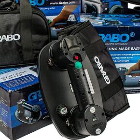GRABO Nemo (2 Batteries, 2 Seals) - Electric Vacuum Suction Cup Lifter for Wood, Paver, Drywall, Marble, Tile and More (Lifts up to 375 lbs) in Kuwait