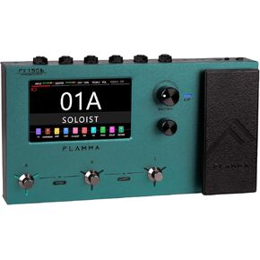 FLAMMA FX150B Multi Effects Processor Battery Powered Electric Guitar Pedal with Amp Modelling Cabinet Simulation Global EQ Touchscreen 160 Built-in Effects 180 Editable User Effects Slots Looper in Kuwait