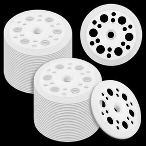 100 قطعة من غسالات بلاستيكية مقاس 1.77 بوصة - مثبتات لوح إسفنجي من مادة البولي بروبيلين 45 مم، غسالات عازلة لتثبيت وتثبيت الرغوة الصلبة ونشر الحمل (أ، 100) in Kuwait