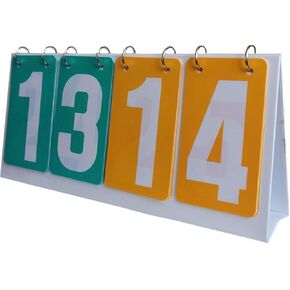 4- Flip Scoreboard, Large Scoreboard for Competition Games, Table Scoreboard for Basketball, Tennis, Volleyball, Baseball in Kuwait