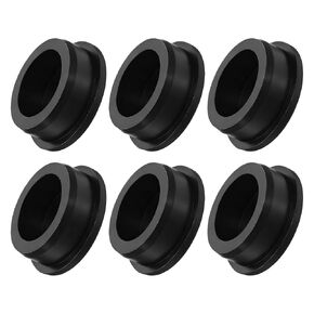 6 PCS Rubber Plugs for Round Holes, 39.3mm 1-1/2 Inch Black Round Silicone Plug, T-Shaped Snap in Plug Hole Seal Cover Rubber Stoppers Plugs Waterproof for Kitchen Rubbers Bulkheads Bottles in Kuwait