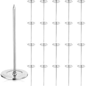 20 PCS Extra Long Upholstery Nails Tacks (19mm X 50mm), Silver Flat Head Heavy Duty Metal Push Pins/Thumb Tacks, Decorative Furniture Nails for Sofa, Headboards, Wall Decor, DIY Craft Projects in Kuwait