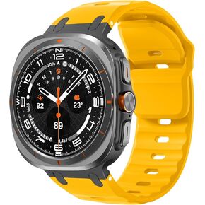 Marine Silicone Band for Samsung Galaxy Watch Ultra Bands 47mm Men/Women,No Gap Waterproof Soft Sport Strap Compatible with Samsung Watch Ultra Band for Men/Women Breathable Replacement Correa Reloj in Kuwait