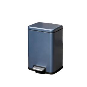 Practical Stainless Steel/Plastic Soft-Close Trash Can: Easy to Clean, Perfect for Modern & Minimalist Style Spaces(Pearl White,18) in Kuwait