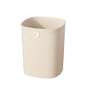 Space-Saving Trash Can for Small Spaces, Polygonal & Compact, Multi-Scene Use(18L Extra Large Size Grey) in Kuwait