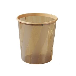 Versatile Transparent Trash Can for Small Spaces, Diagonal Texture & Compact, Multi-Scene Use(10L Obsidian Black Trash can) in Kuwait