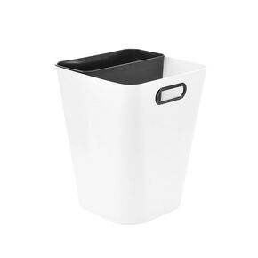 Living Room/Office-Specific Trash Can, Two-Tone & Anti-Slip, Silent Disposal Without Disturbance(White) in Kuwait