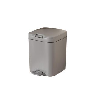 Press-Top Lidded Square Trash Can, Sealed & Odor-Proof, Ideal for Kitchen & Bathroom(12L Cream ★ Foot Pedal Hand Pedal) in Kuwait