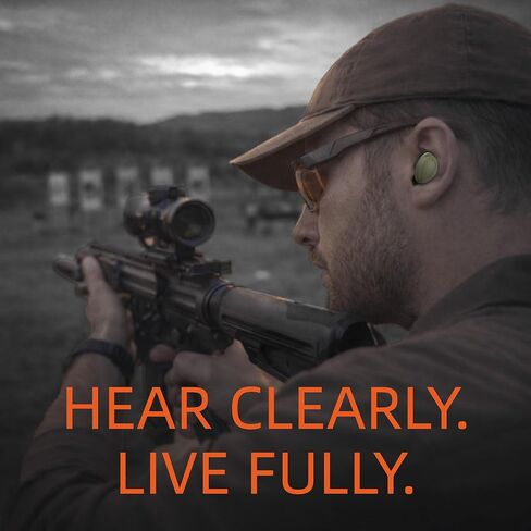EP05 Electronic Shooting Earbuds with Bluetooth, SNR 29dB Hearing Protection, DSP Noise Reduction, Sound Amplification, All-Day Comfort for Shooting & Hunting in Kuwait