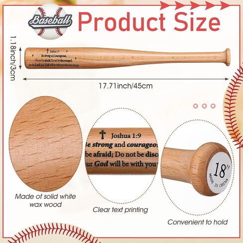 Baptism Confirmation Gifts for Boys, Baseball Bat Gifts for Men Boys 8-12, Bible Verse Christian Baseball Lover Present for Baptism Catholic Religious First Communion Confirmation in Saudi Arabia