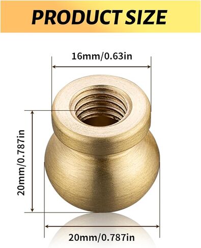 8 Pcs Brass Wood Cutting Board Feet,Board Display Tray Riser Feet with Silicone Nonslip Pads,Suitable for Kitchen Utensils and All Kinds of Furniture (8, Circle) in Kuwait