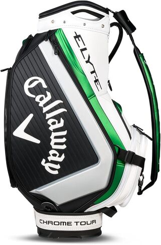 Callaway Golf ELYTE Staff Tour Bag, White/Black/Green in Saudi Arabia