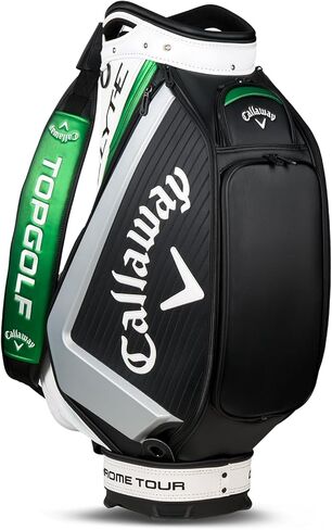 Callaway Golf ELYTE Staff Tour Bag, White/Black/Green in Saudi Arabia