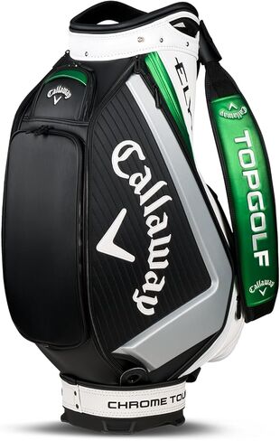 Callaway Golf ELYTE Staff Tour Bag, White/Black/Green in Saudi Arabia