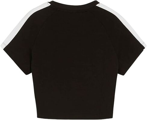 PUMA Womens Iconic T7 Baby Mock Neck Sleeve قمم غير رسمية غير رسمية - أبيض - الحجم XL in Saudi Arabia