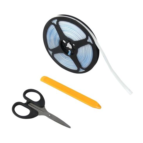 شريط السد 0.3 بوصة × 20 بوصة، شريط السد ذاتي اللصق مقاوم للماء، شريط السد الأبيض الضيق لسداد المرحاض، المرحاض، المطبخ، الحمام، الحوض، الدش، حامي حافة حوض الاستحمام، شريط السد PVC (1) in Kuwait