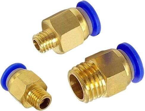 10/50/100pcs PC pneumatic fitting Quick Air Connectors M5 M6 M8 M10 M12 M14 M16 M20 Metric Male Thread Air Pipe Push In(PC4-M8x1.25,100 PCS) in Saudi Arabia