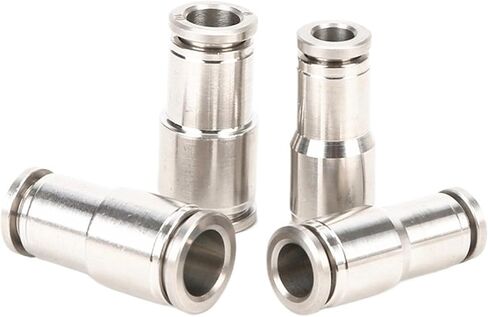 1pcs 6-4mm 8-6mm 10-8mm 12-10mm 14-12mm 16-12mm Tube Sizes Pneumatic Reducer Union Quick Straight Connector(12mm-6mm) in Saudi Arabia