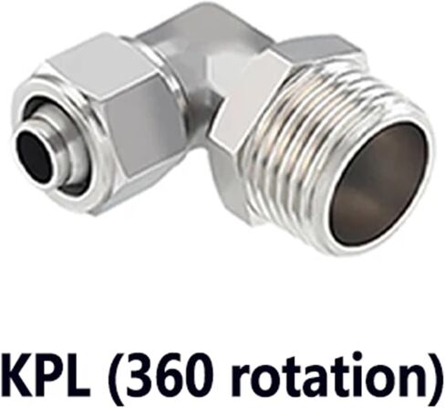 1 قطعة KPC KPCF KPD KSL هوائي سريع تشديد الأنابيب المشتركة خرطوم بولي يوريثان 4 6 8 10 12 مللي متر خيط الأنابيب القياسية البريطانية 1/8 "1/4" وصلة نحاسية (KPL (دوران 360) ، 10 مللي متر_1/4 بوصة in Kuwait