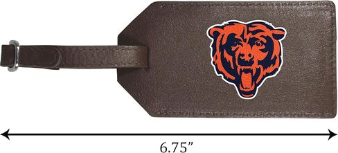 Siskiyou Chicago Bears Leather Luggage Strap, One Size, Team Colors in Saudi Arabia
