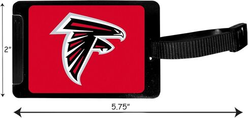 بطاقة الأمتعة Siskiyou NFL Atlanta Falcons، قطعتان، أسود in Saudi Arabia