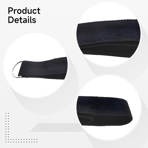 Pilates Reformer Accessories: 2 Pcs Pilates Straps With Double Loops, Made Of Cotton, Ankle/Wrist Band For Home Gym in Kuwait