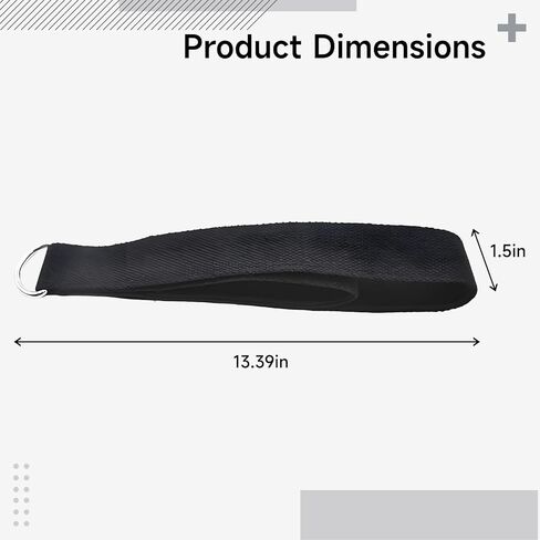 Pilates Reformer Accessories: 2 Pcs Pilates Straps With Double Loops, Made Of Cotton, Ankle/Wrist Band For Home Gym in Kuwait