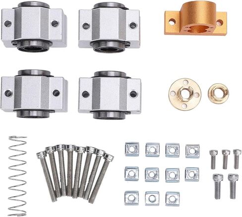 Z Axes Slide Table Mount Kit, Drawer Track Guide Kit for 3018 Plus Engraving Machine Stable, Adjustable Z Axis Mounting System Secure Mounting Platform Smooth Motion Easy Installation, Compatibility in Kuwait