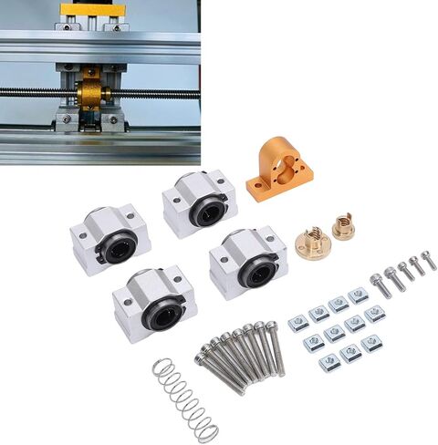 Z Axes Slide Table Mount Kit, Drawer Track Guide Kit for 3018 Plus Engraving Machine Stable, Adjustable Z Axis Mounting System Secure Mounting Platform Smooth Motion Easy Installation, Compatibility in Kuwait