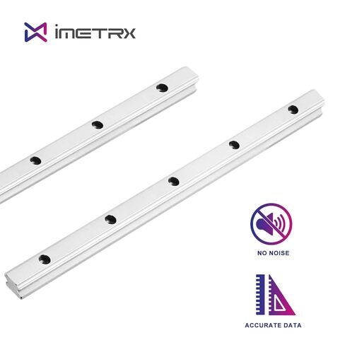 HGR15 Linear Guide Rail Kit - 2 Pcs 300mm Rails + 4 Pcs HGH15CA Bearing Blocks High Precision, Anti-Rust for 3D Printers, CNC Routers, Lathes & DIY Automated Machines in Saudi Arabia