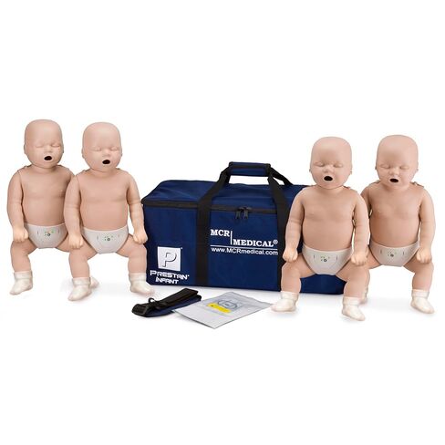 PRESTAN 4-Pack of Infant CPR Manikins with Compression Rate Monitors by Prestan, Medium Skin Tone PP-IM-400M-MCR-MS in Saudi Arabia
