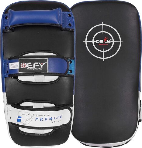 DEFY MMA Strike Shield Curved Training Thai Pad Kick Focus Target Boxing Punching (Pair) in Kuwait