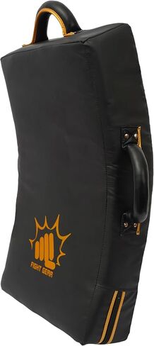 Kick Shield Strike Curved Muay Thai MMA Kicking Shield for Punching Foot Target Kickboxing Taekwondo & Martial Arts Pads with 3 Padded Handles in Saudi Arabia