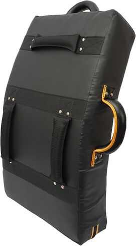 Kick Shield Strike Curved Muay Thai MMA Kicking Shield for Punching Foot Target Kickboxing Taekwondo & Martial Arts Pads with 3 Padded Handles in Saudi Arabia