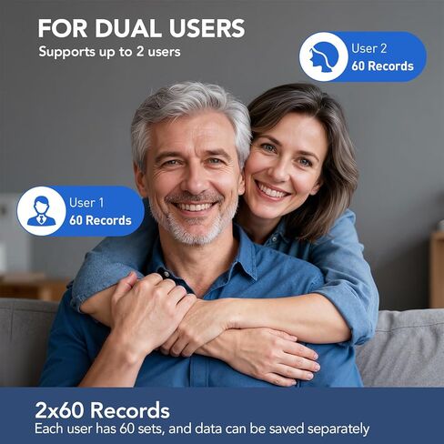 جهاز قياس ضغط الدم، جهاز قياس ضغط الدم من ماجوجا للاستخدام المنزلي، جهاز ضغط الدم الرقمي التلقائي للذراع العلوي مع سوار ضغط الدم، مستخدمان in Kuwait