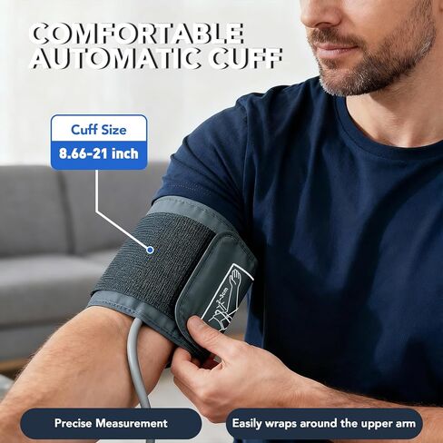 جهاز قياس ضغط الدم، جهاز قياس ضغط الدم من ماجوجا للاستخدام المنزلي، جهاز ضغط الدم الرقمي التلقائي للذراع العلوي مع سوار ضغط الدم، مستخدمان in Kuwait