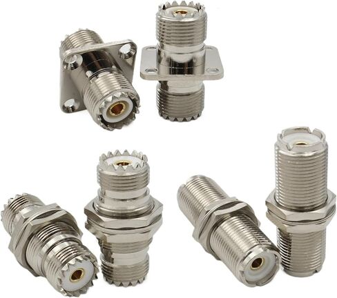 UHF أنثى جاك الجوز الحاجز لوحة جبل موصل المقبس (نوع 2,1 قطعة) in Kuwait